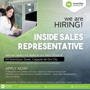 Inside Sales Representative